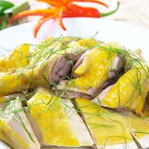 thịt gà chặt